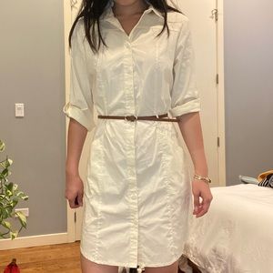 MANGO button down dress